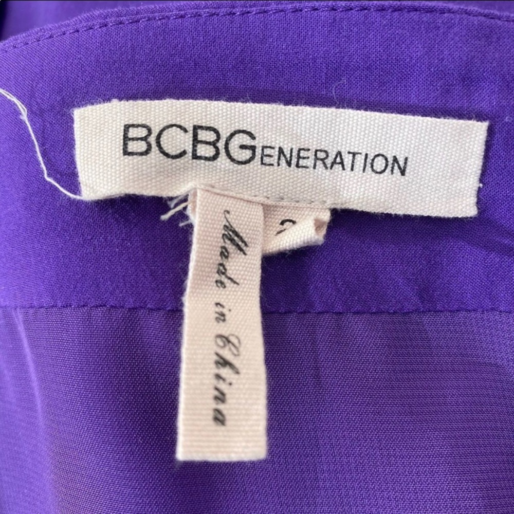 💜 BCBGeneration one shoulder cocktail dress / 2 / Excellent condition - Picture 15 of 16